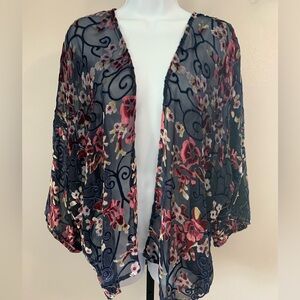 Bishop + Young Floral Sheer Kimono